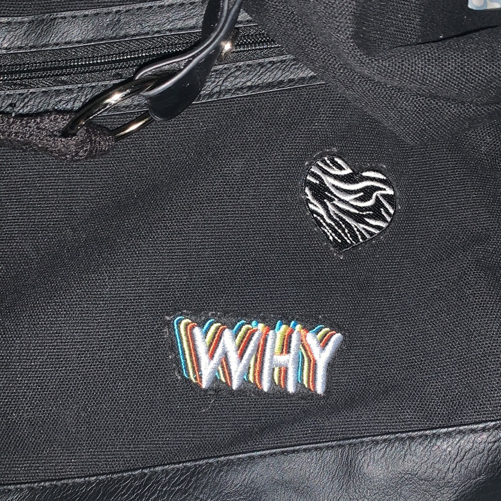 Patch work zippered tote/travel bag